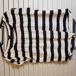 NWT Ann Taylor Blue & White striped XL Blouse